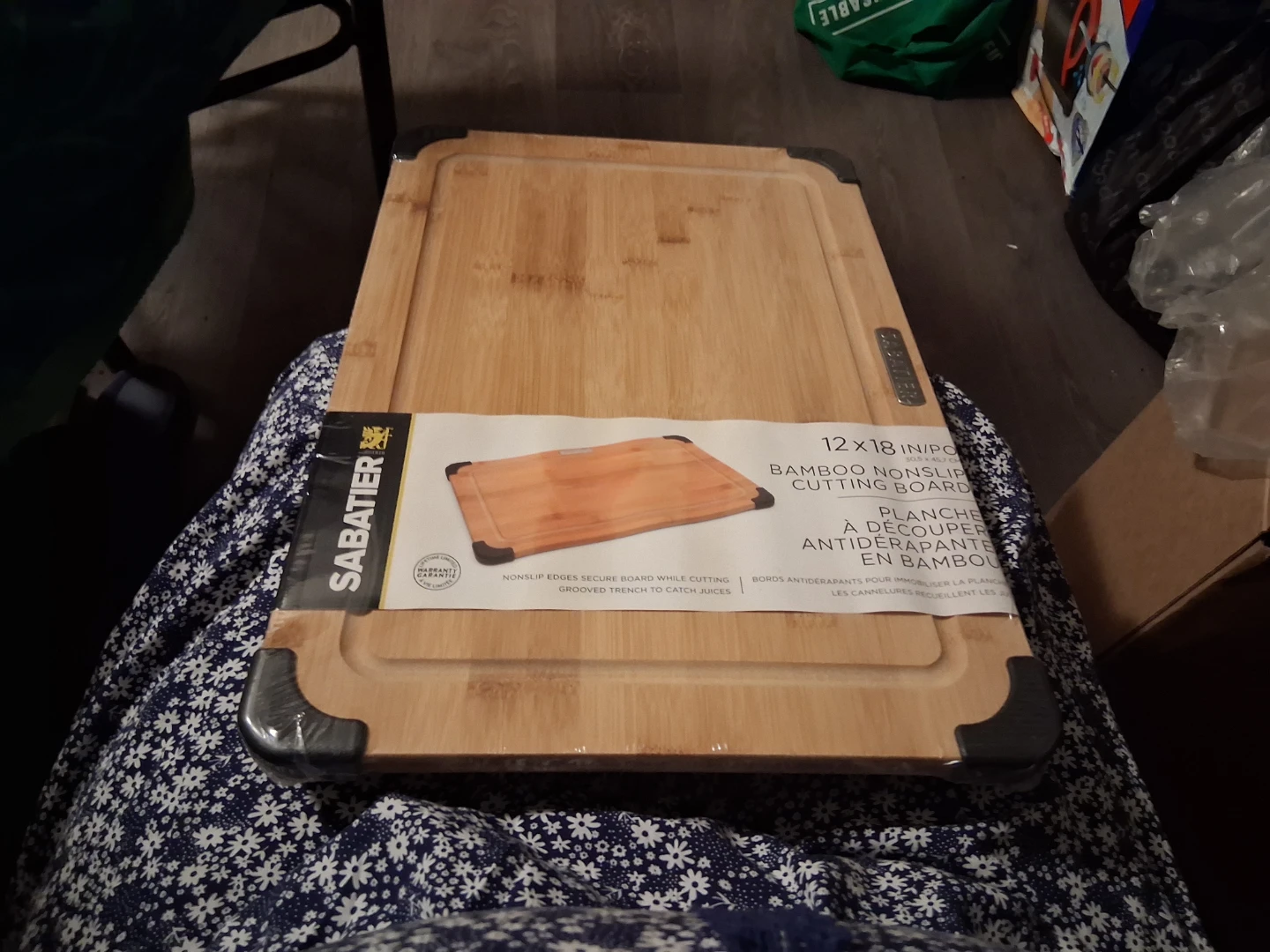 Sabatier Bamboo Nonslip Cutting Board