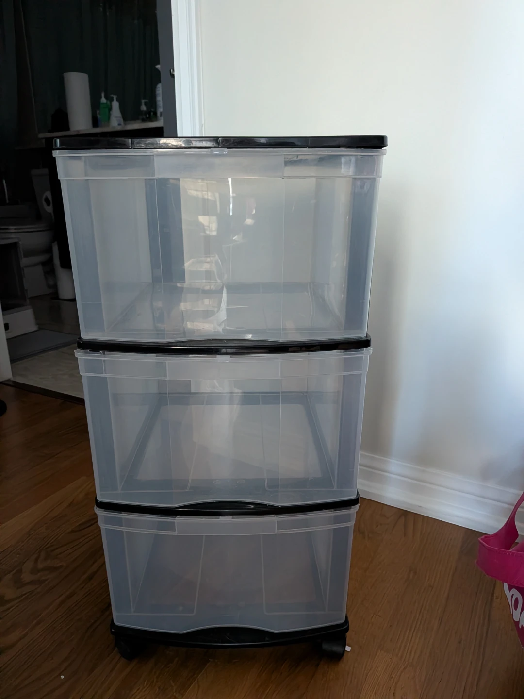 3-Drawer Rolling Storage Cart