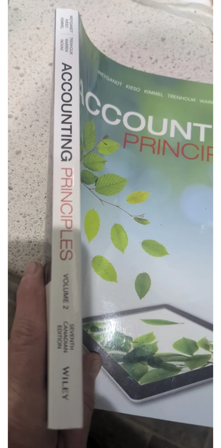 Unused- Accounting Principles 7th Canadian Edition Vol 1 & 2 - photo 3