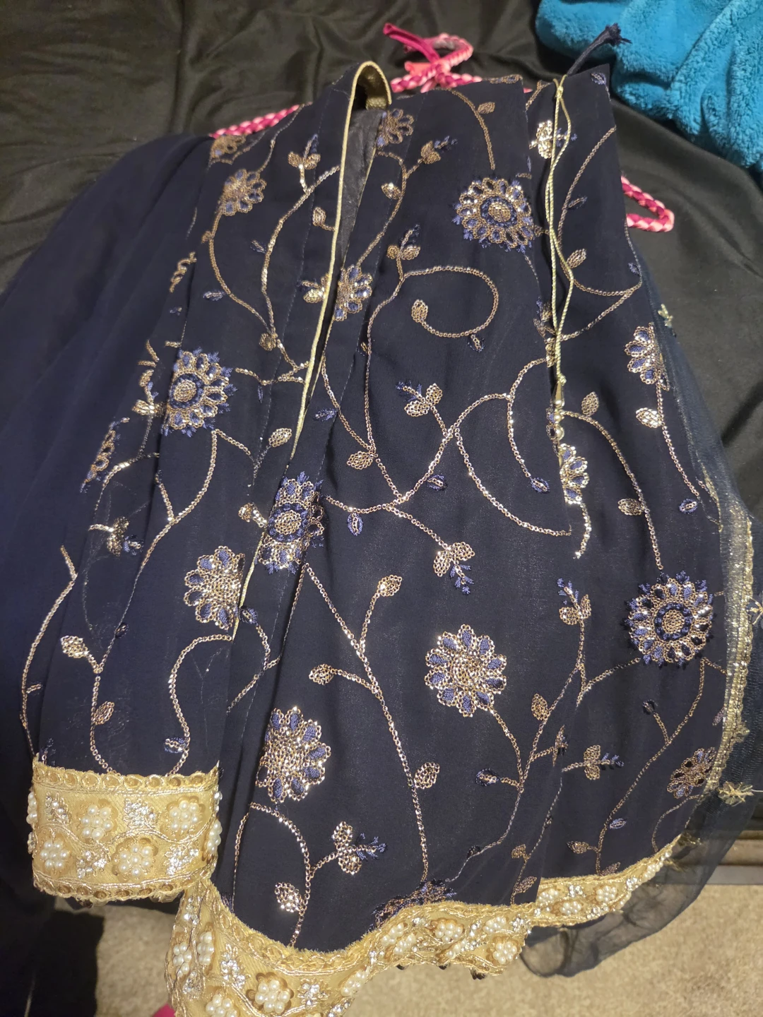 Navy Blue sharara