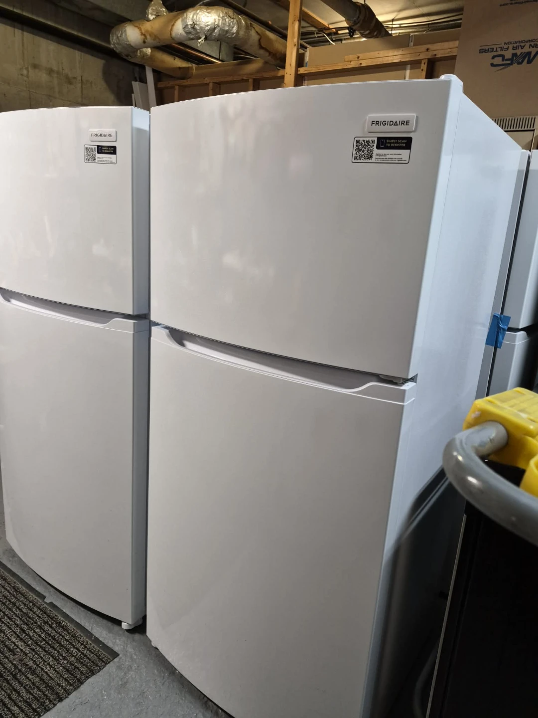 New Frigidaire Top Freezer Refrigerator