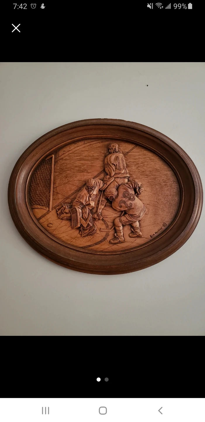 Creative Carvings He Scores Wooden Wall Art