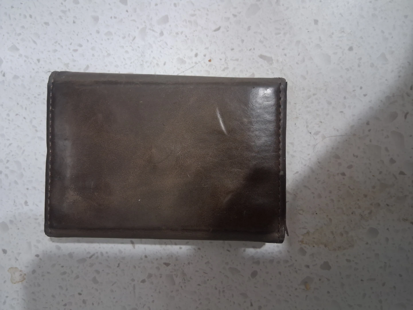 DG.MING brown tri-fold leather wallet - photo 4