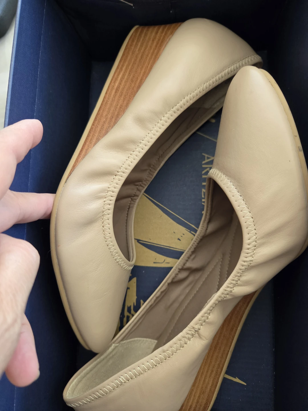 Susina Wedge Shoes - Beige 8 - photo 2