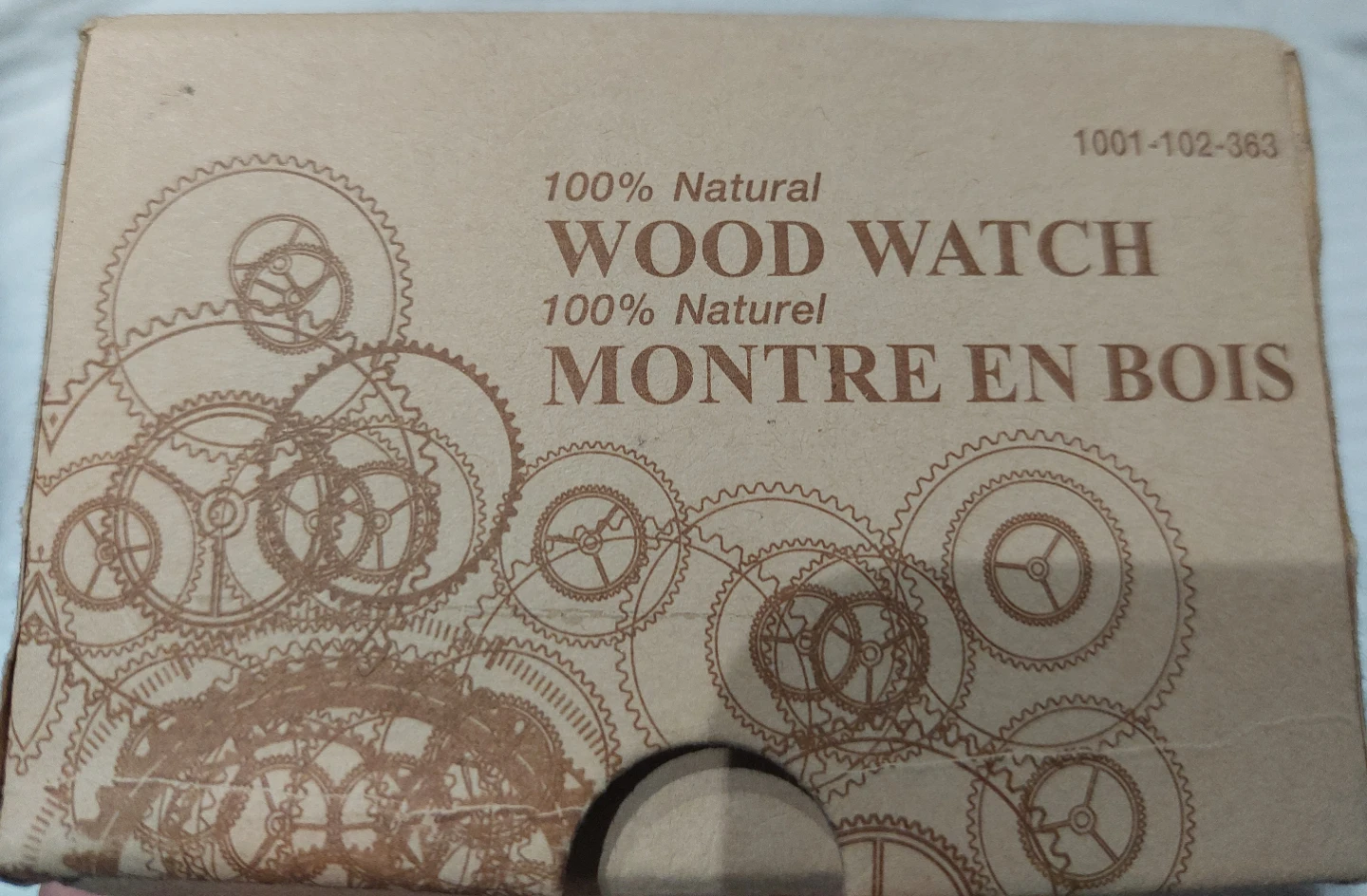 100% Walnut Wood Watch with Leather Band - photo 5