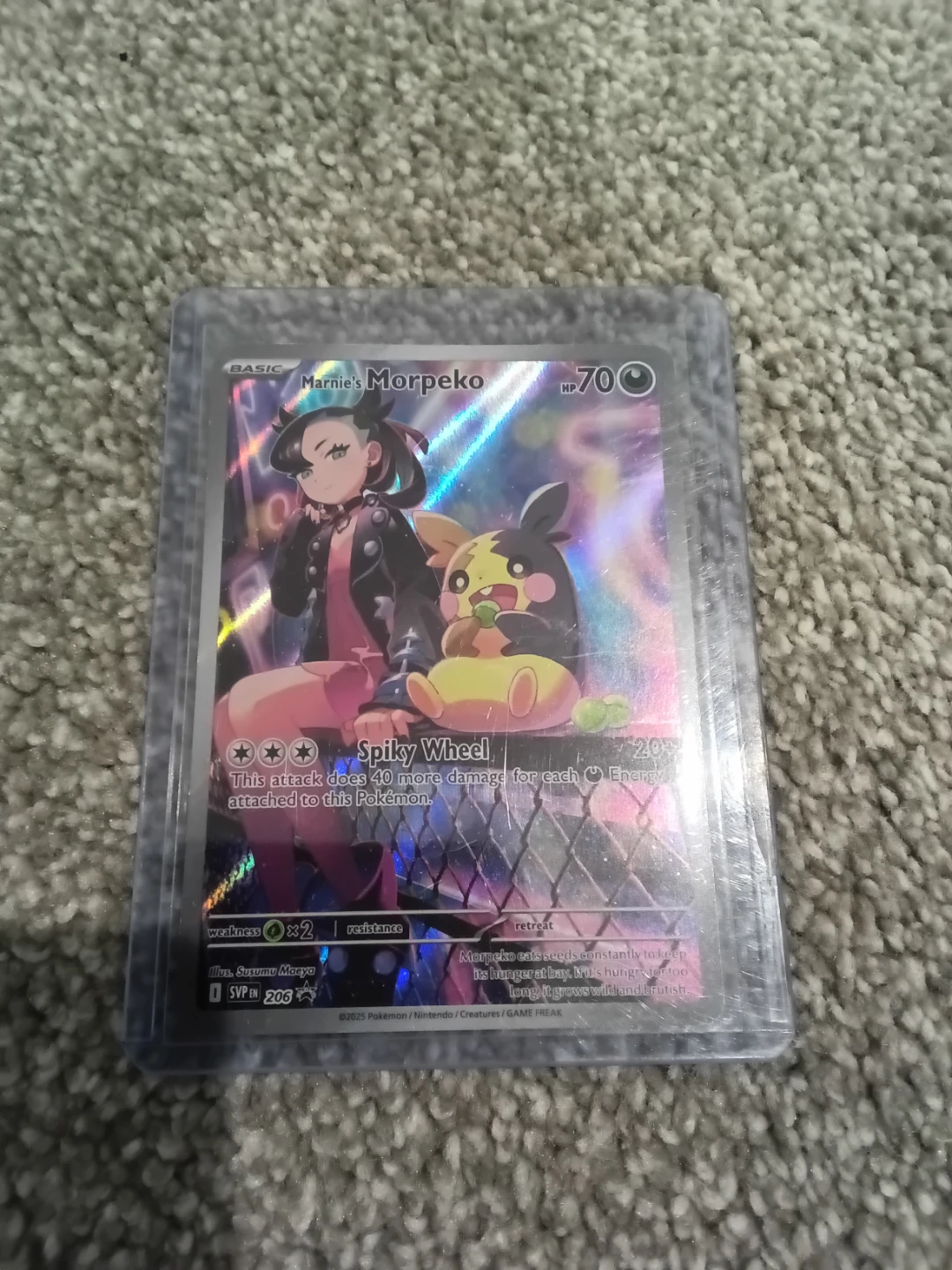 Marnie's Morpeko Pokemon Trading Card