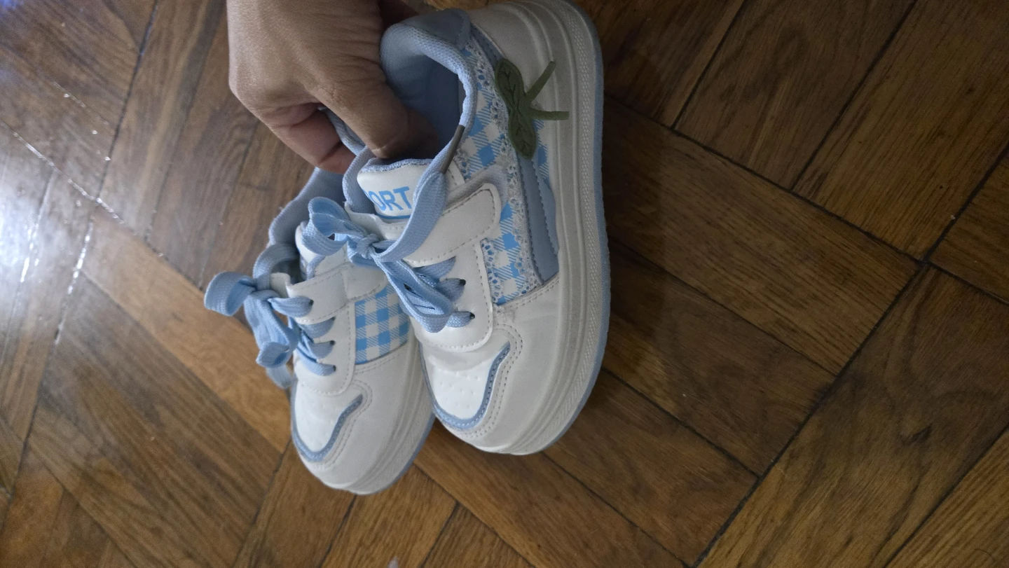 Kids Sport Shoes White and Blue