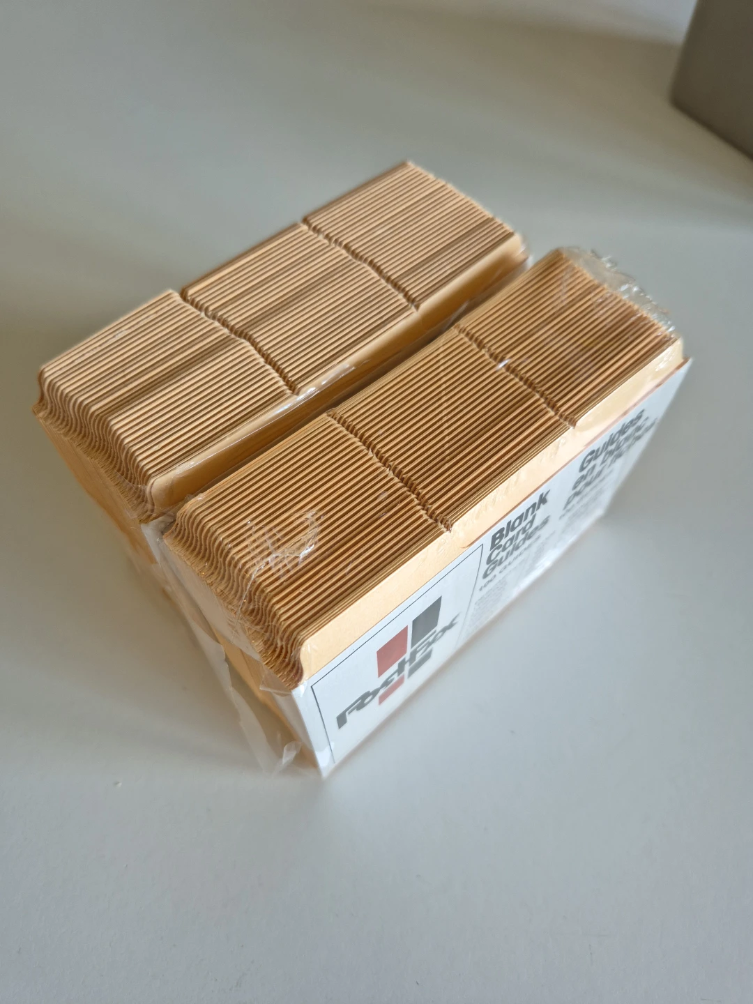 Box + Dividers for 3"x5" Index Cards (Vintage)