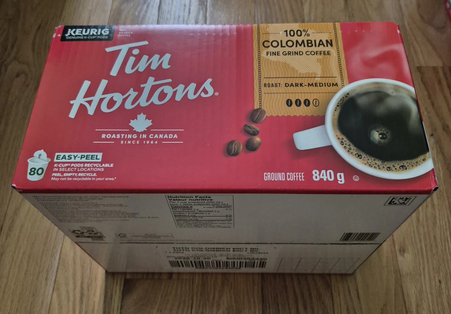 TIM HORTONS K-CUP 80 PACK FOR SALE