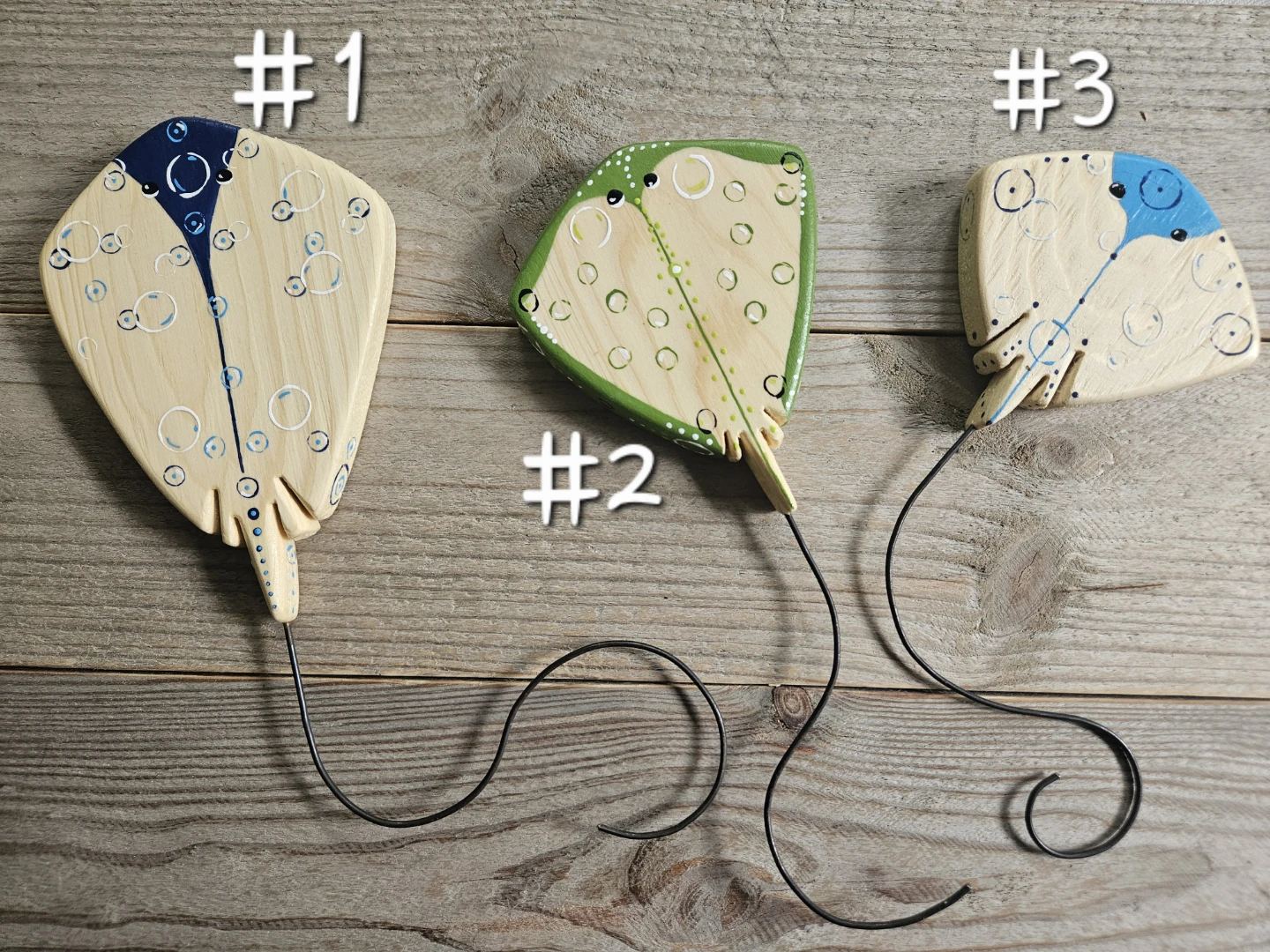 Wooden Stingrays