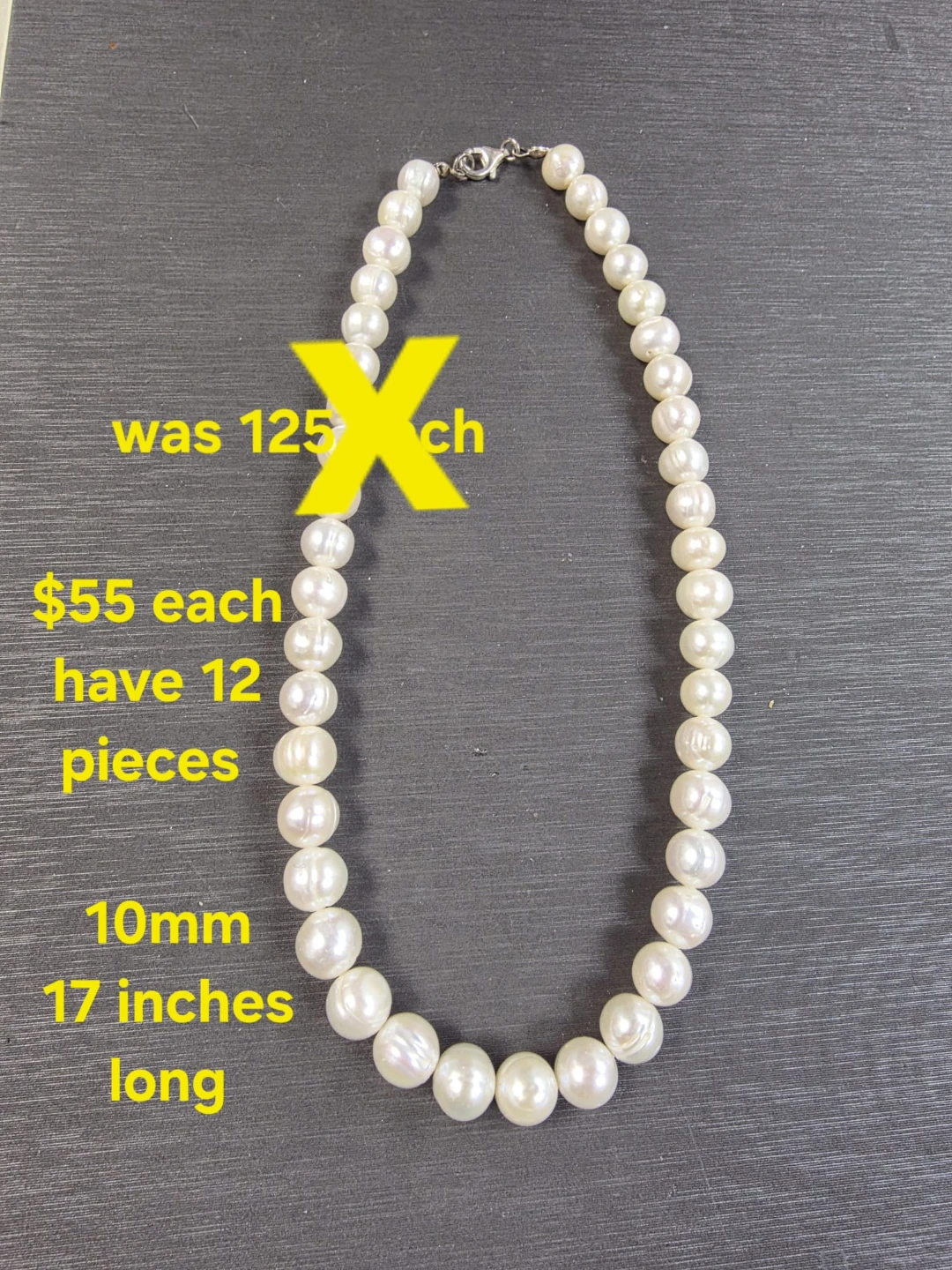 Freshwater Pearl Necklace 17 inches