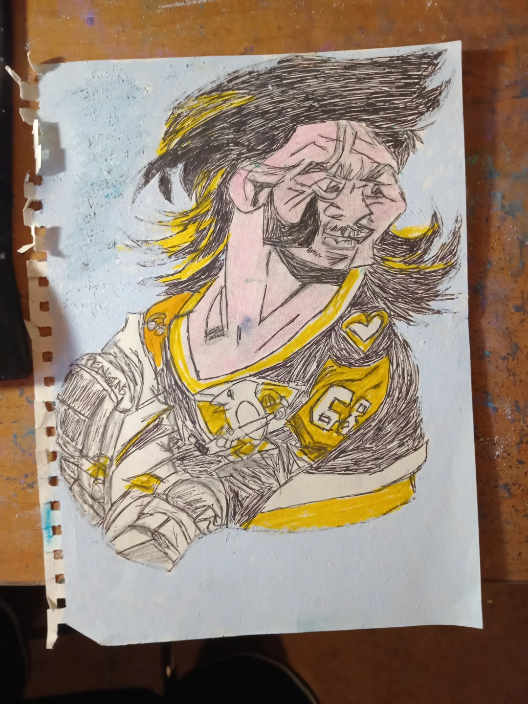 Jagr Drawing Illustration by Custom artist Sherwin - photo 2