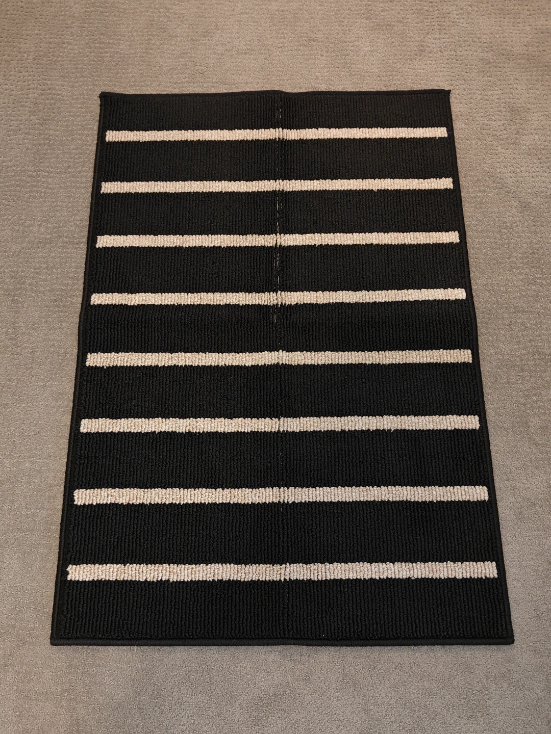 Nautica Home Striped Accent Rug - 45" x 30" - Non-Slip Backing