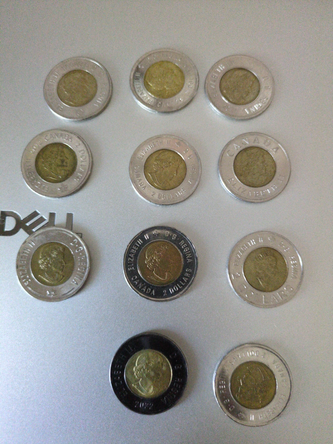 Collection of 11 Canadian Two Dollar Coins - photo 2