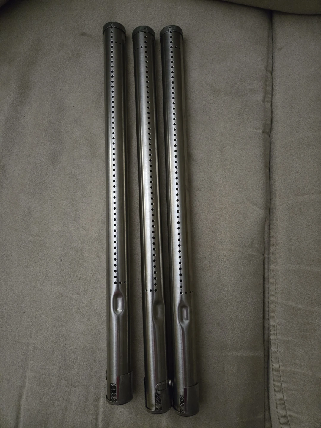 Set of 3 Stainless Steel BBQ Burner Tubes
