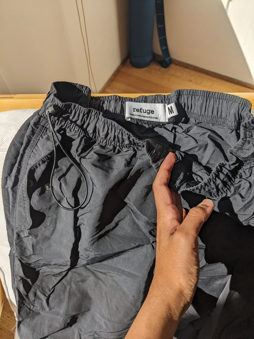 Black Parachute Pants - photo 2