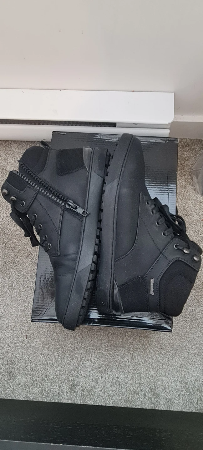 Steve Madden P-Alvin Waterproof Boots - Black Size 10