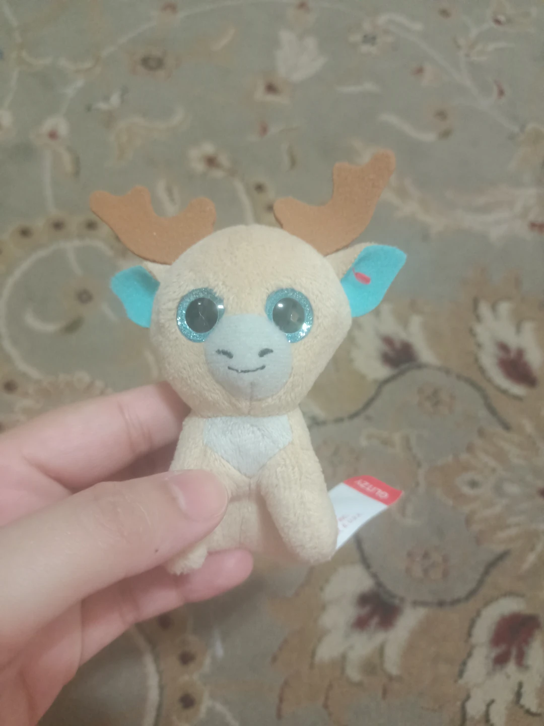 Ty Glitzy Reindeer Plush🏈