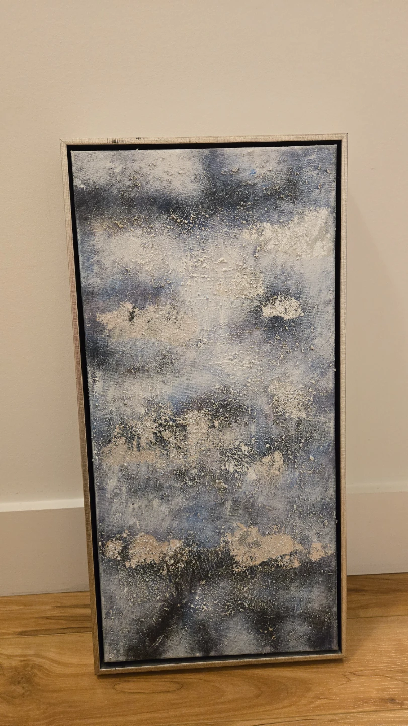Abstract Textured Canvas Wall Art - photo 2