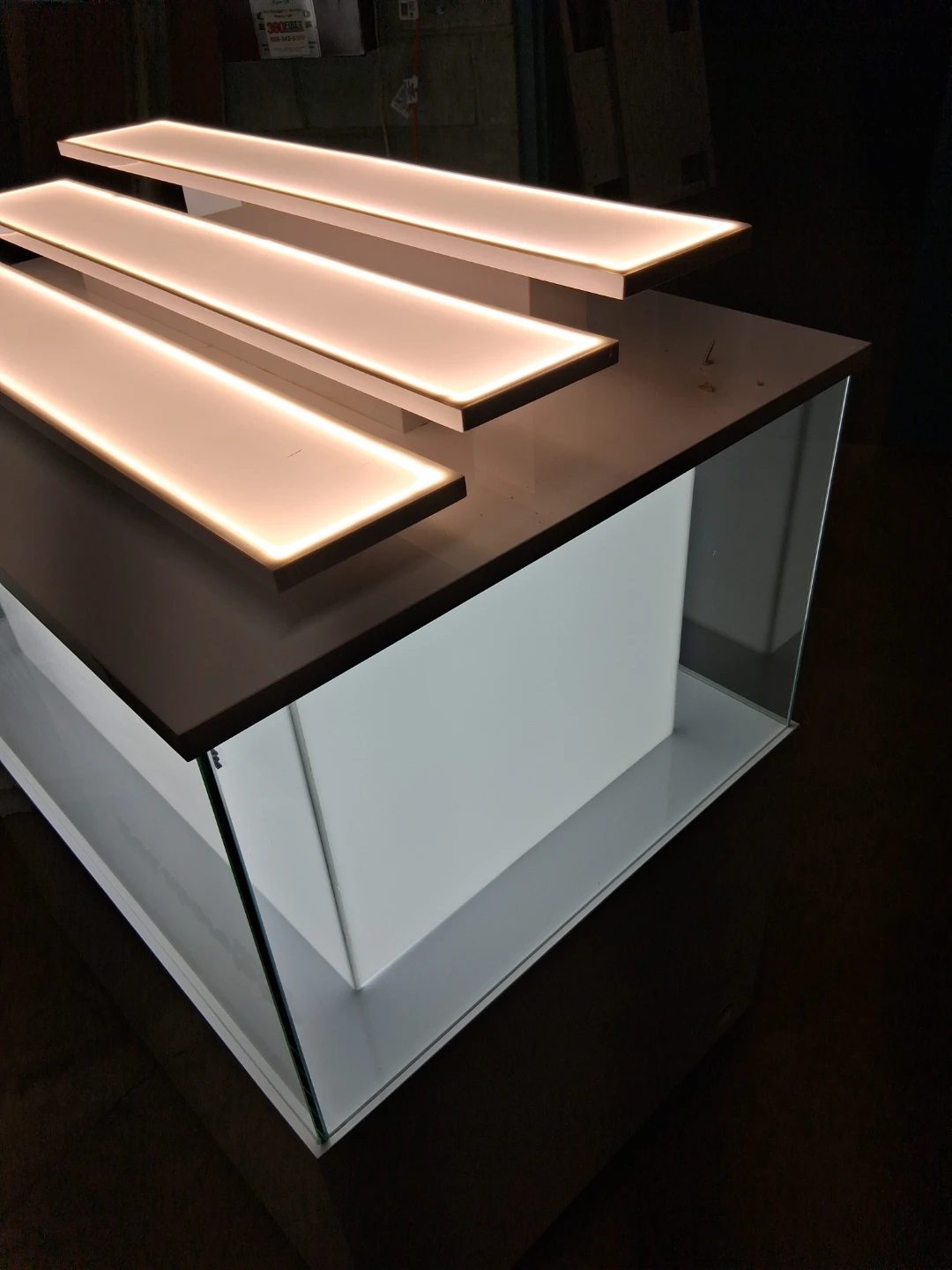 Lit Product Display Case with Shelving - photo 3