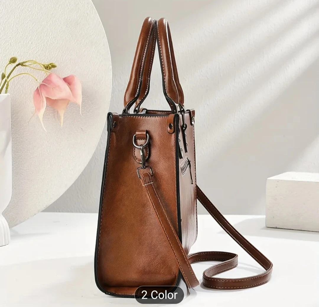 Structured Handbag with Shoulder Strap 🏈 - photo 4