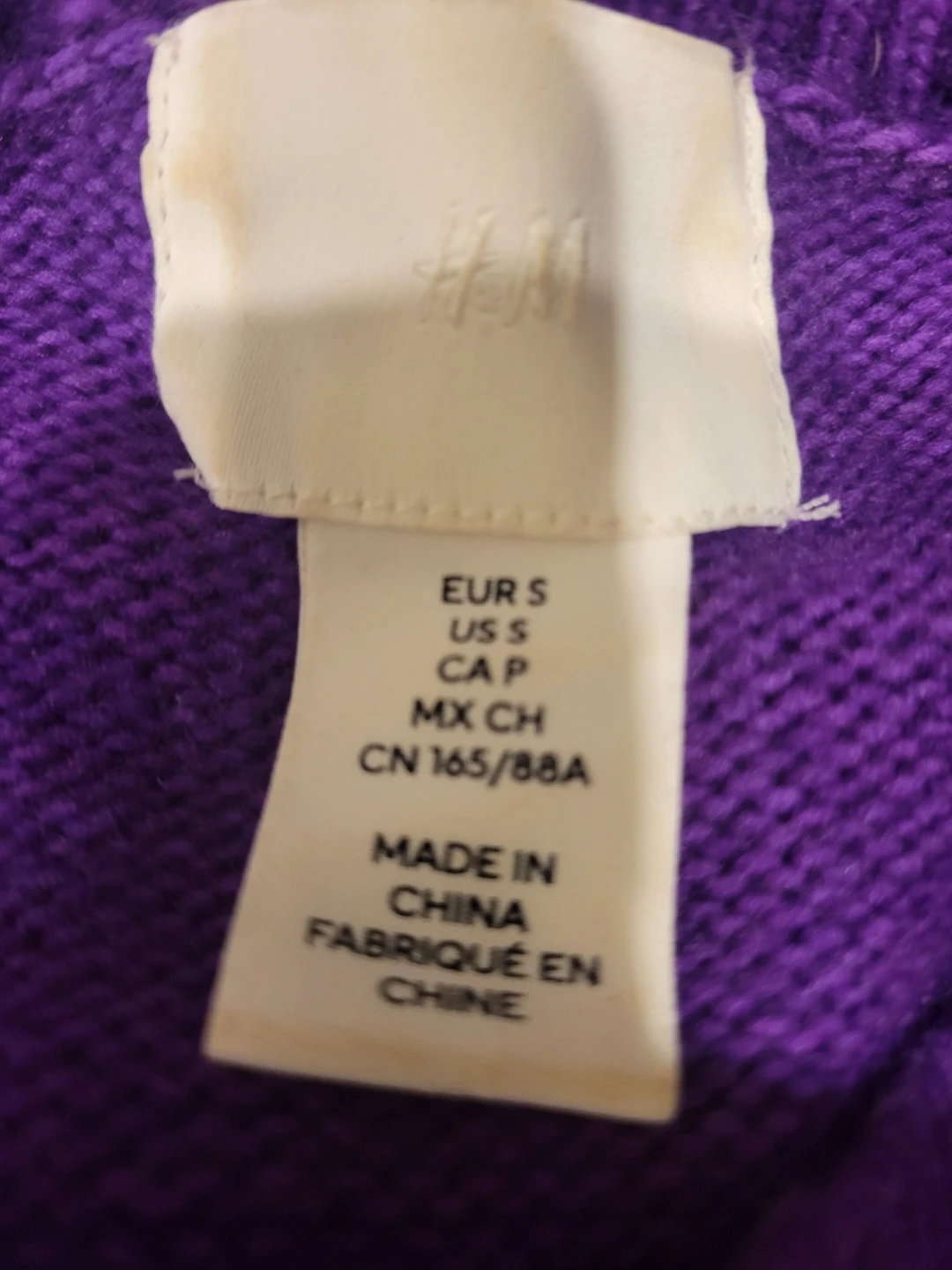 H&M Purple Knit Dress small - photo 3