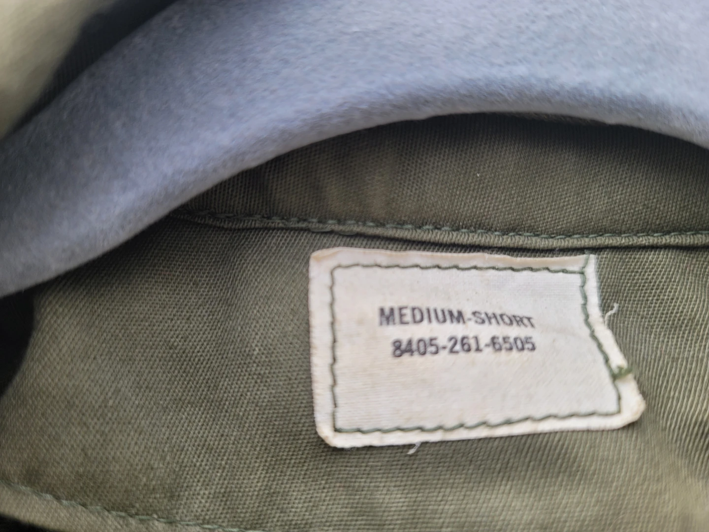Vintage Military Man's Overcoat, Size Medium-Short - photo 4