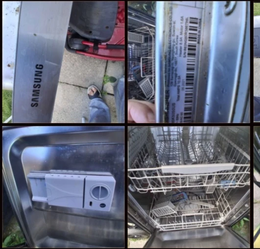 Used Samsung Stainless Steel Dishwasher