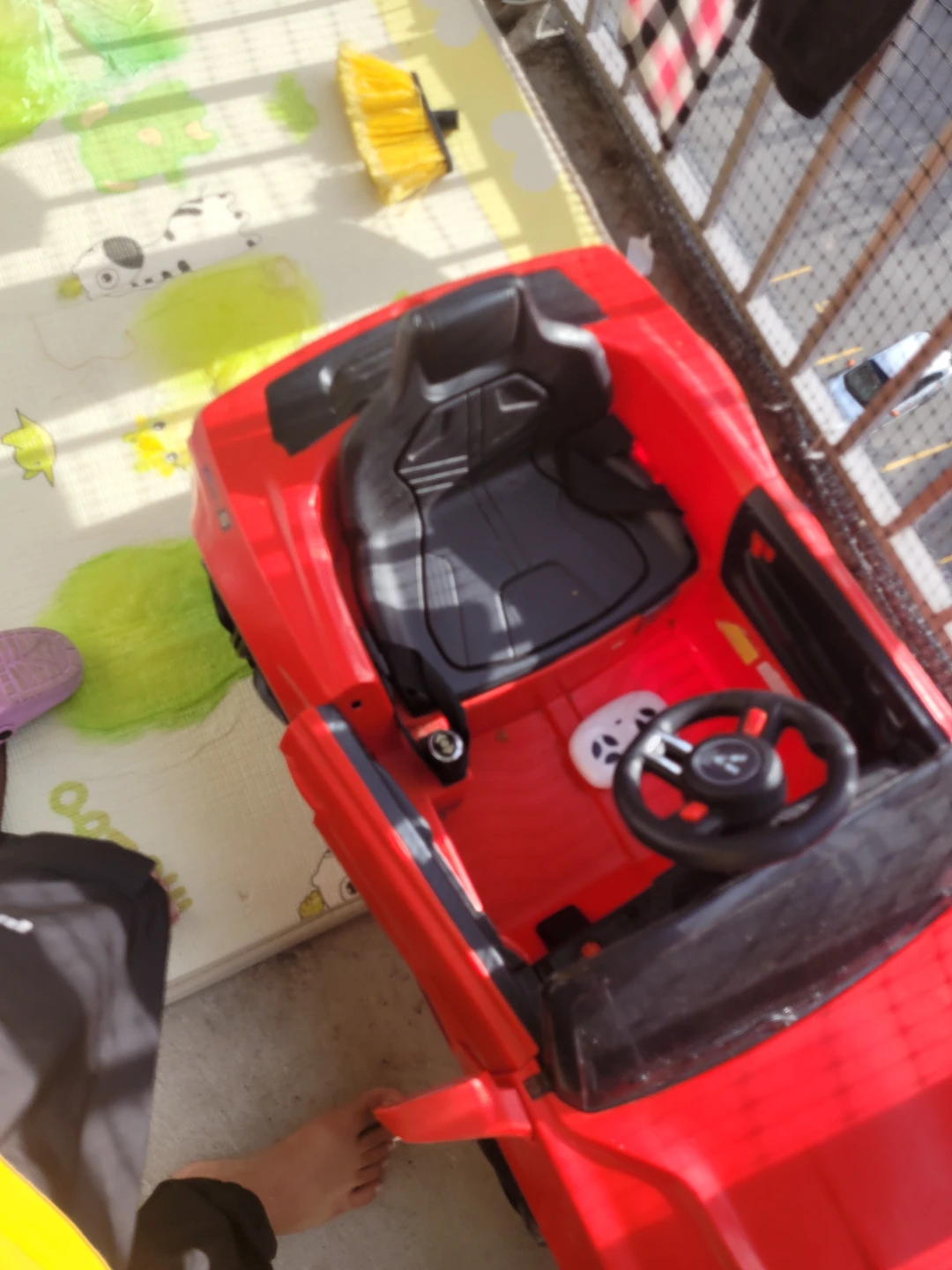 Red Ride-On Sports Car for Kids
