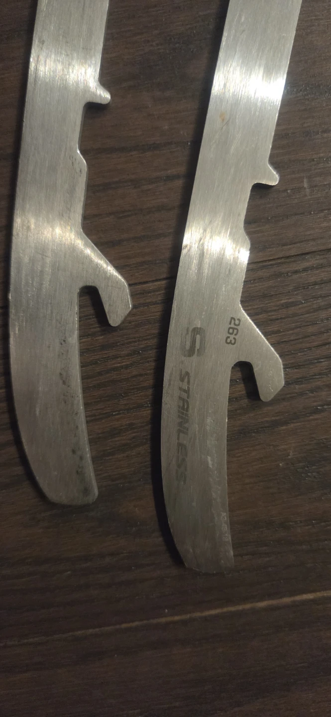 Bauer Stainless Steel Ice Skate Runners 263 - photo 2