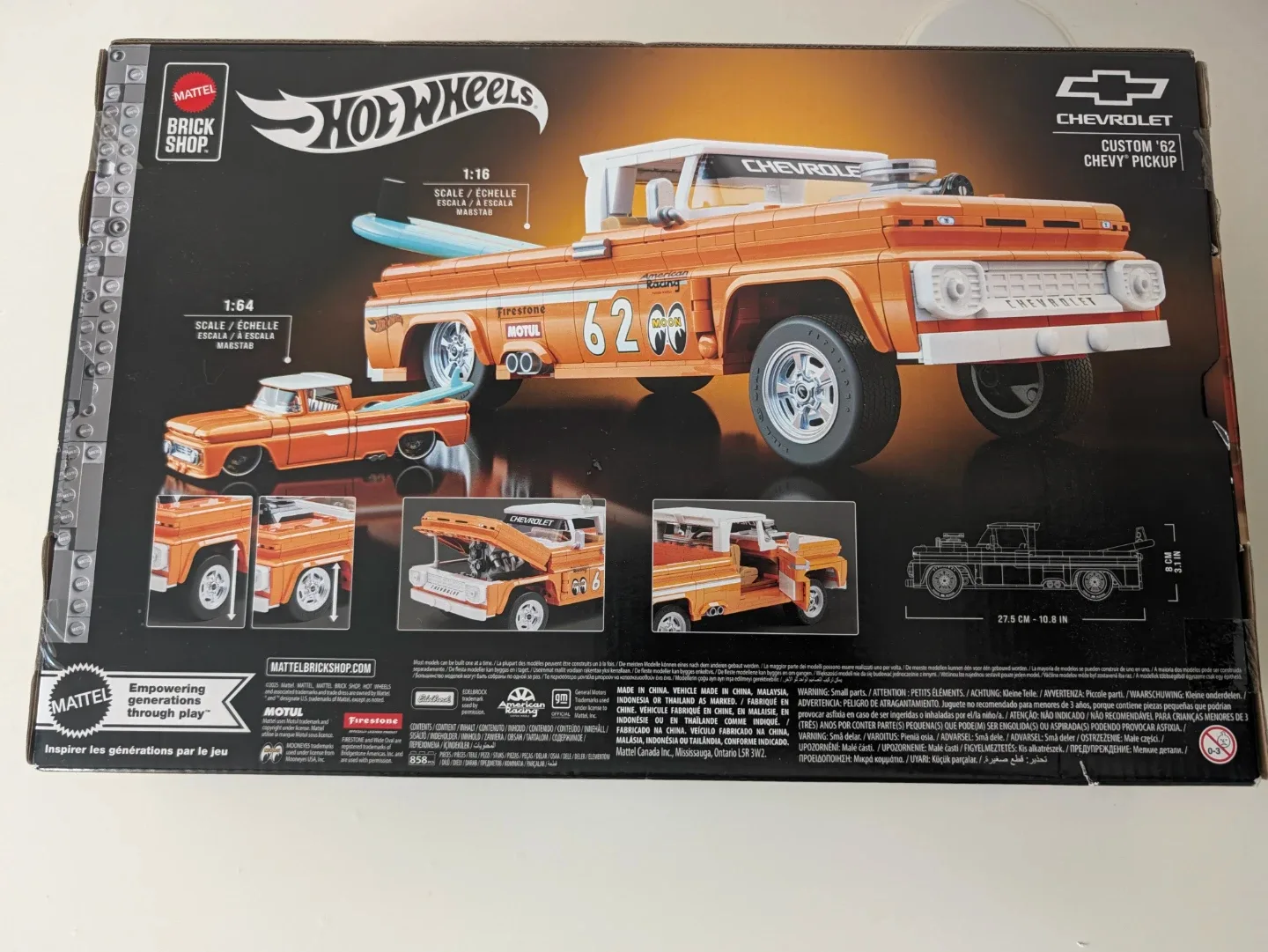 Mattel Brick Shop Custom 62 Chevy Pickup Building Set - photo 2