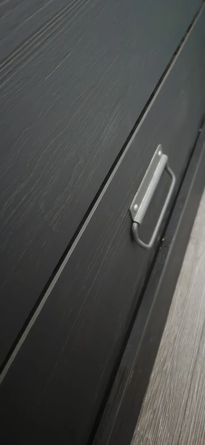 Black Wooden Headboard queen bed 4 drawers attached.Ikea - photo 3