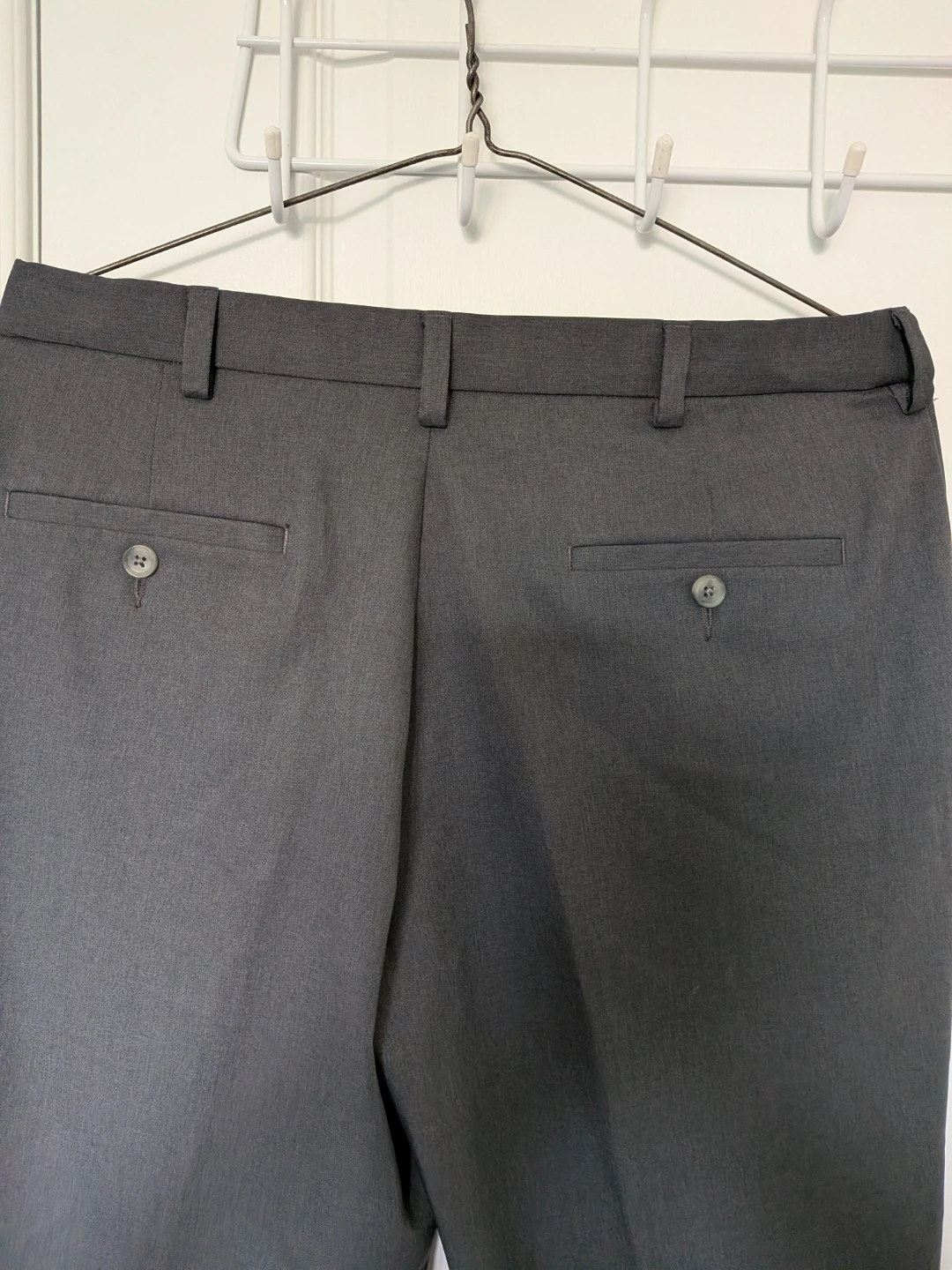 🏈Haggar Cool 18 Grey Dress Pants - photo 3
