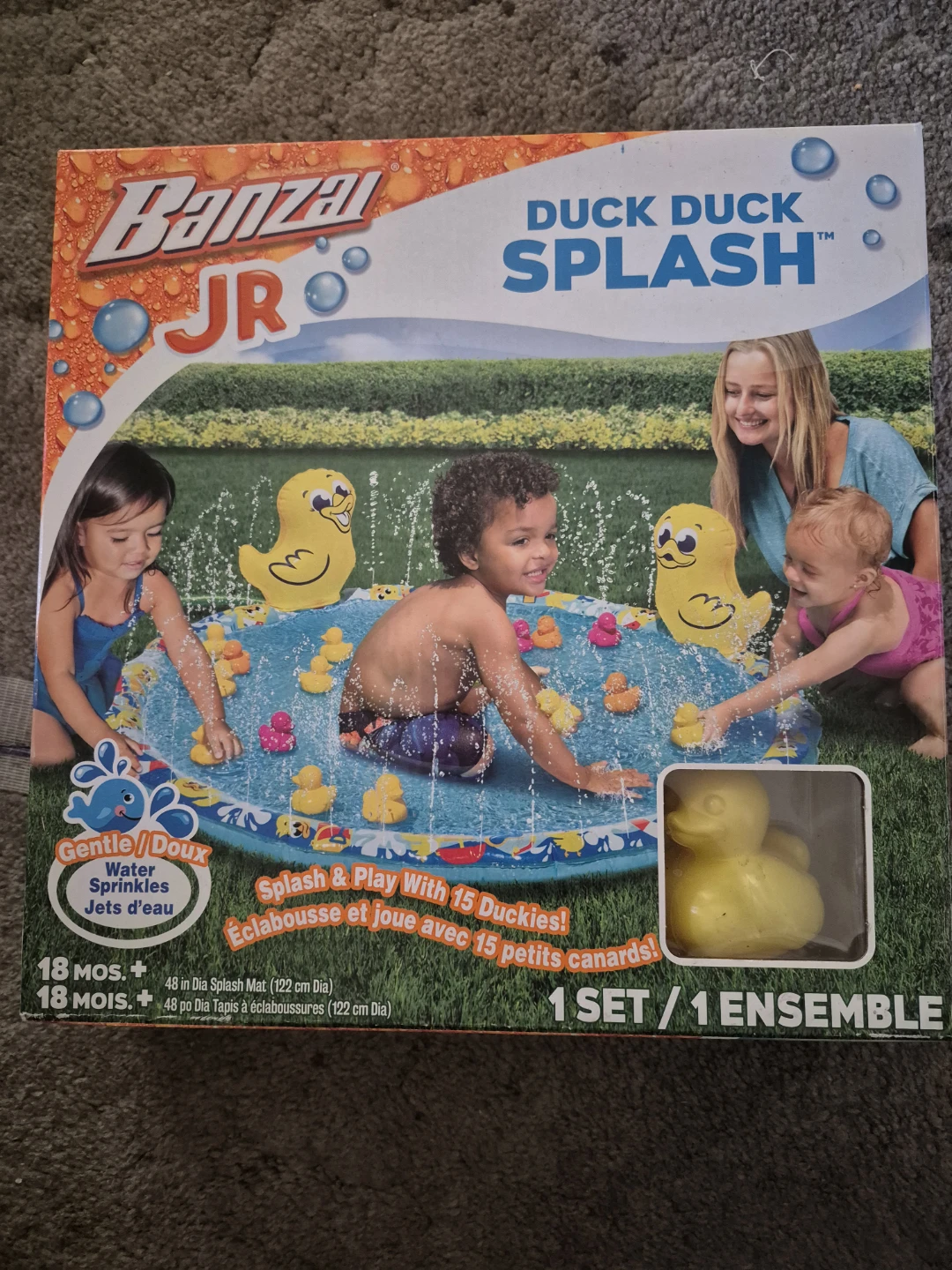 Banzai Jr. Duck Duck Splash Mat