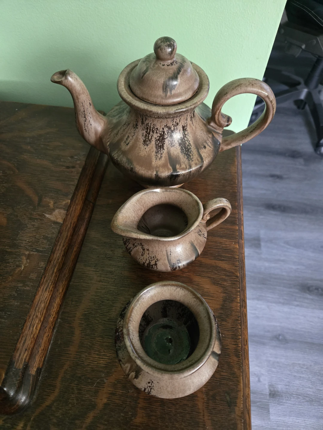 Vintage Mocha Drip Blue Mountain Pottery Collection