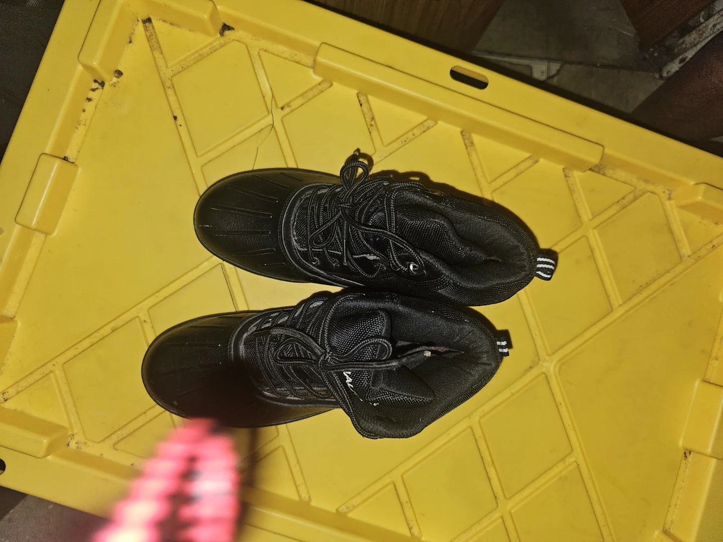 Black Waterproof Duck Boots