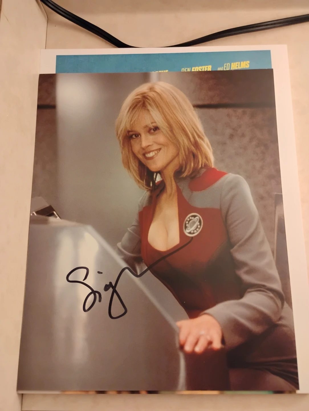 Sigourney Weaver w Cleavage 8x10 Autographed Galaxy Quest Photo