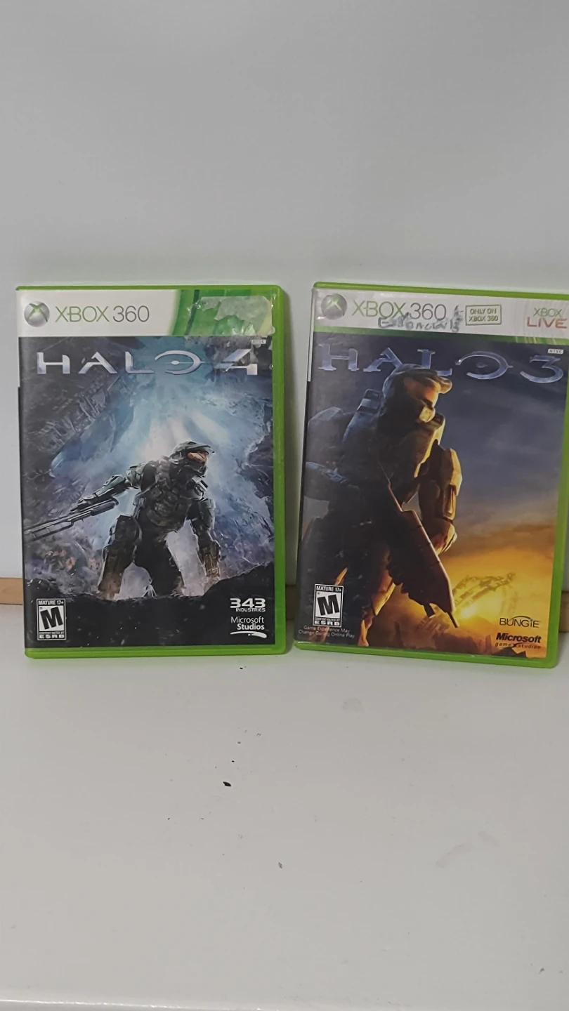 Halo 3 and Halo 4 Xbox 360 Games