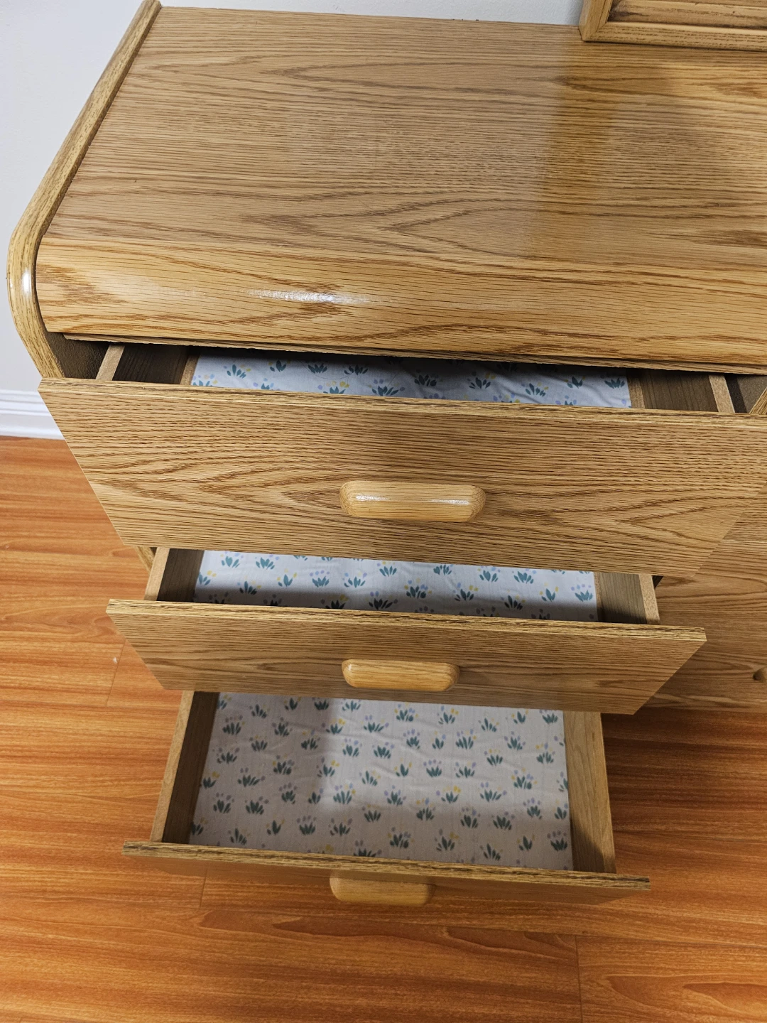 Vintage Oak Bedroom Furniture Set - photo 5