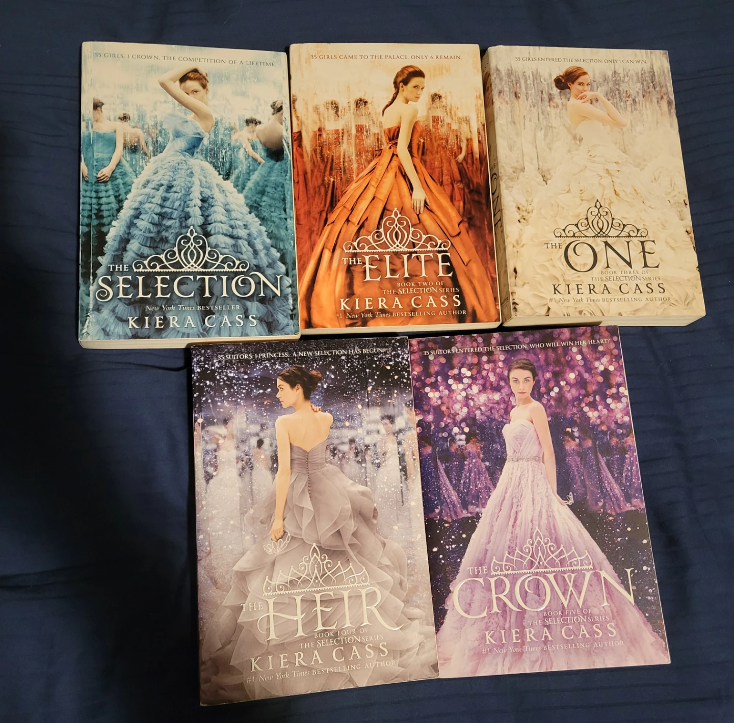 The Selection Series Books 1-5 by Kiera Cass