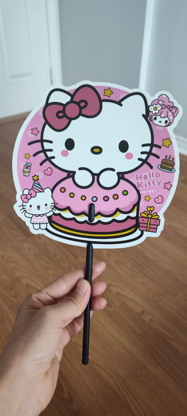 Hello Kitty Birthday Hand Fan