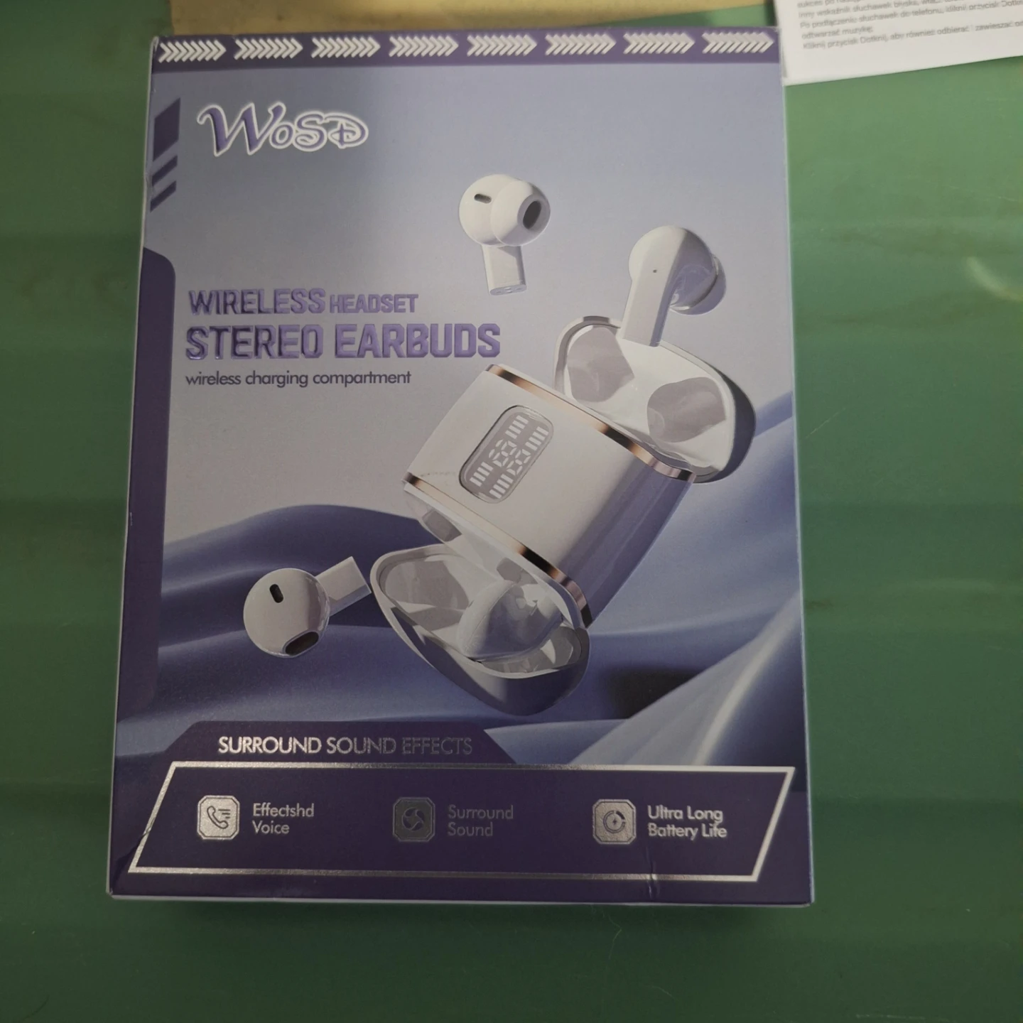 WOSD Wireless Stereo Earbuds with Charging Case - photo 4