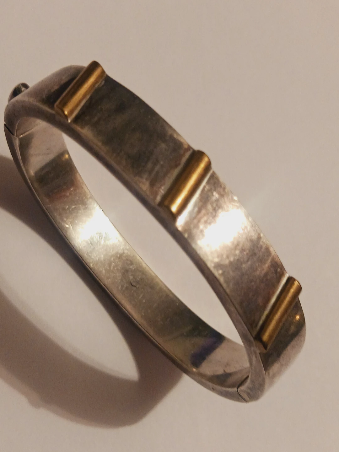 Taxco Mexico 925  Signed Solid Heavy Sterling Silver Bracelet - photo 3