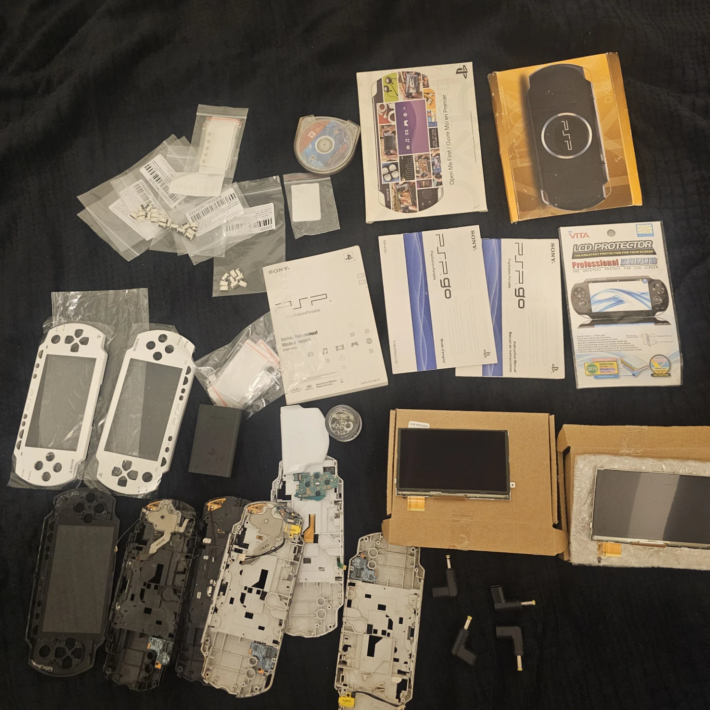 Sony PSP Parts and Accessories Bundle