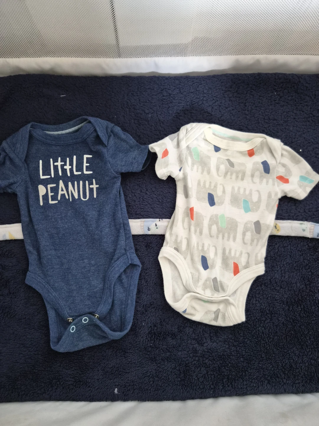 Set of 2 Baby Onesies Cloud Island