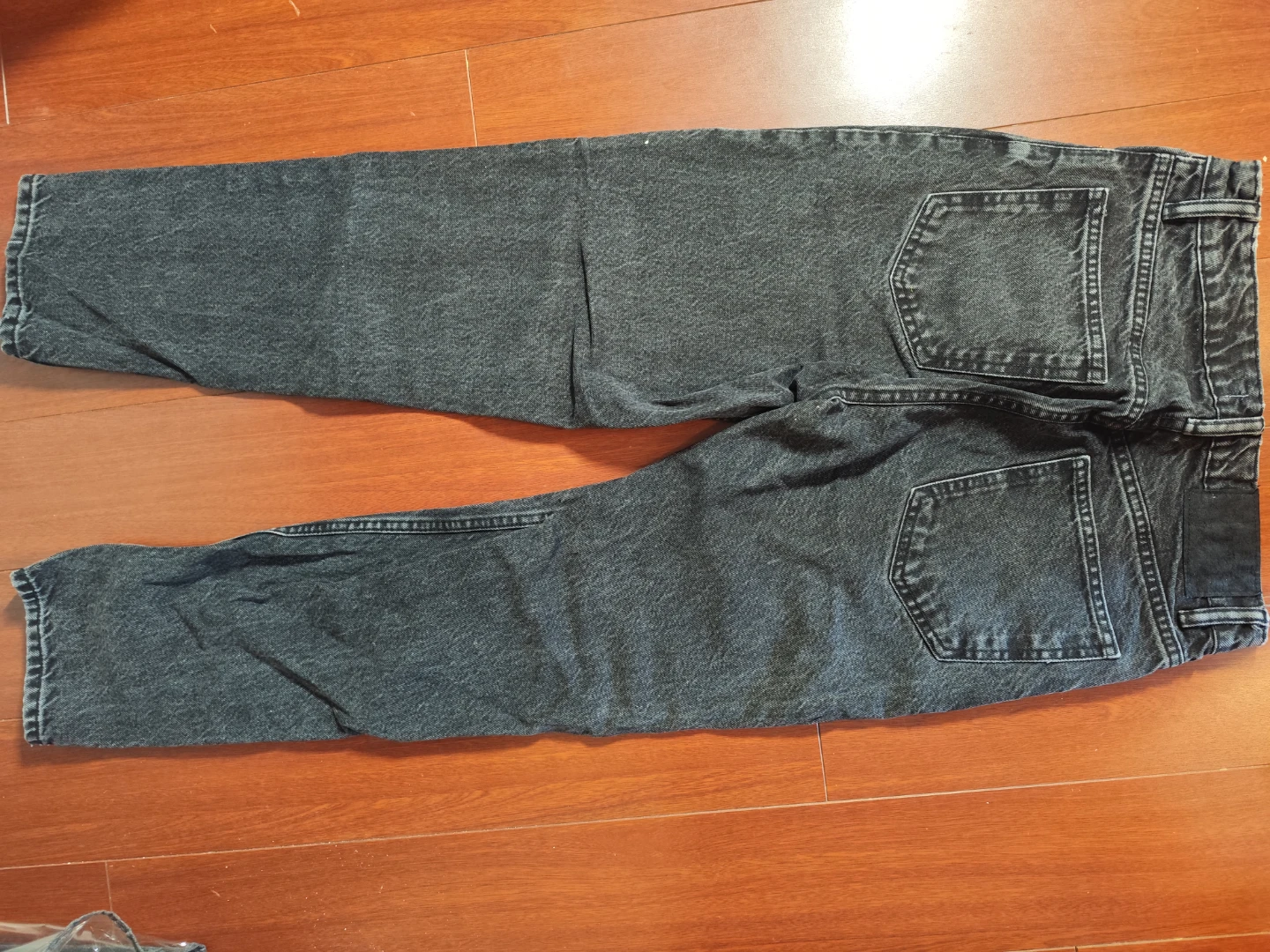 Black denim zara jeans - photo 2