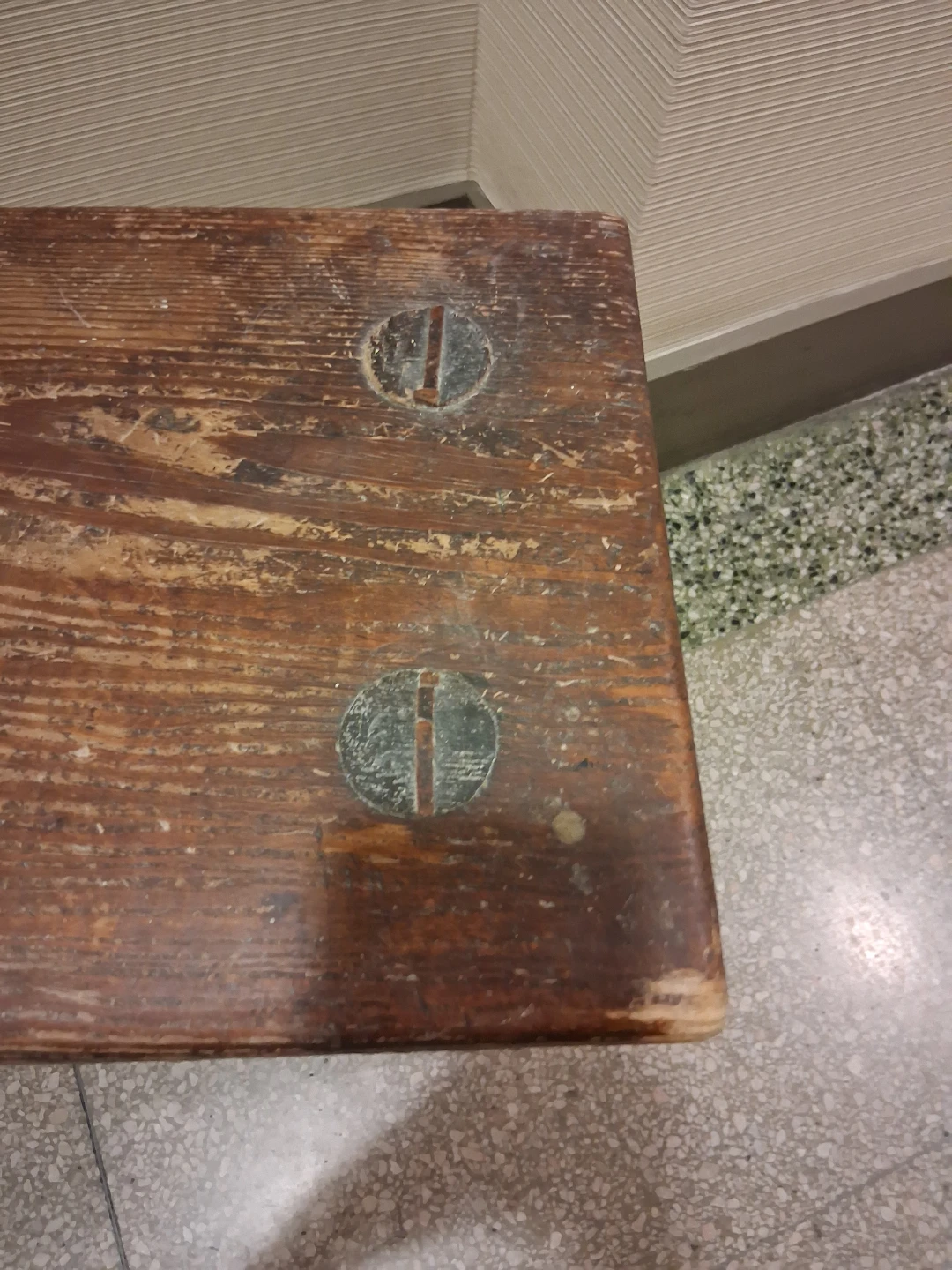 Rustic Small Wooden Stool - photo 4