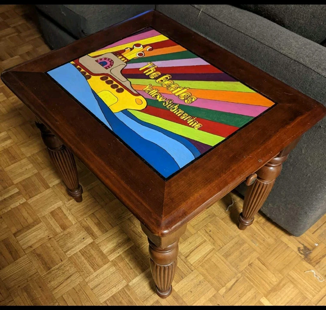 The Beatles Yellow Submarine End Table
