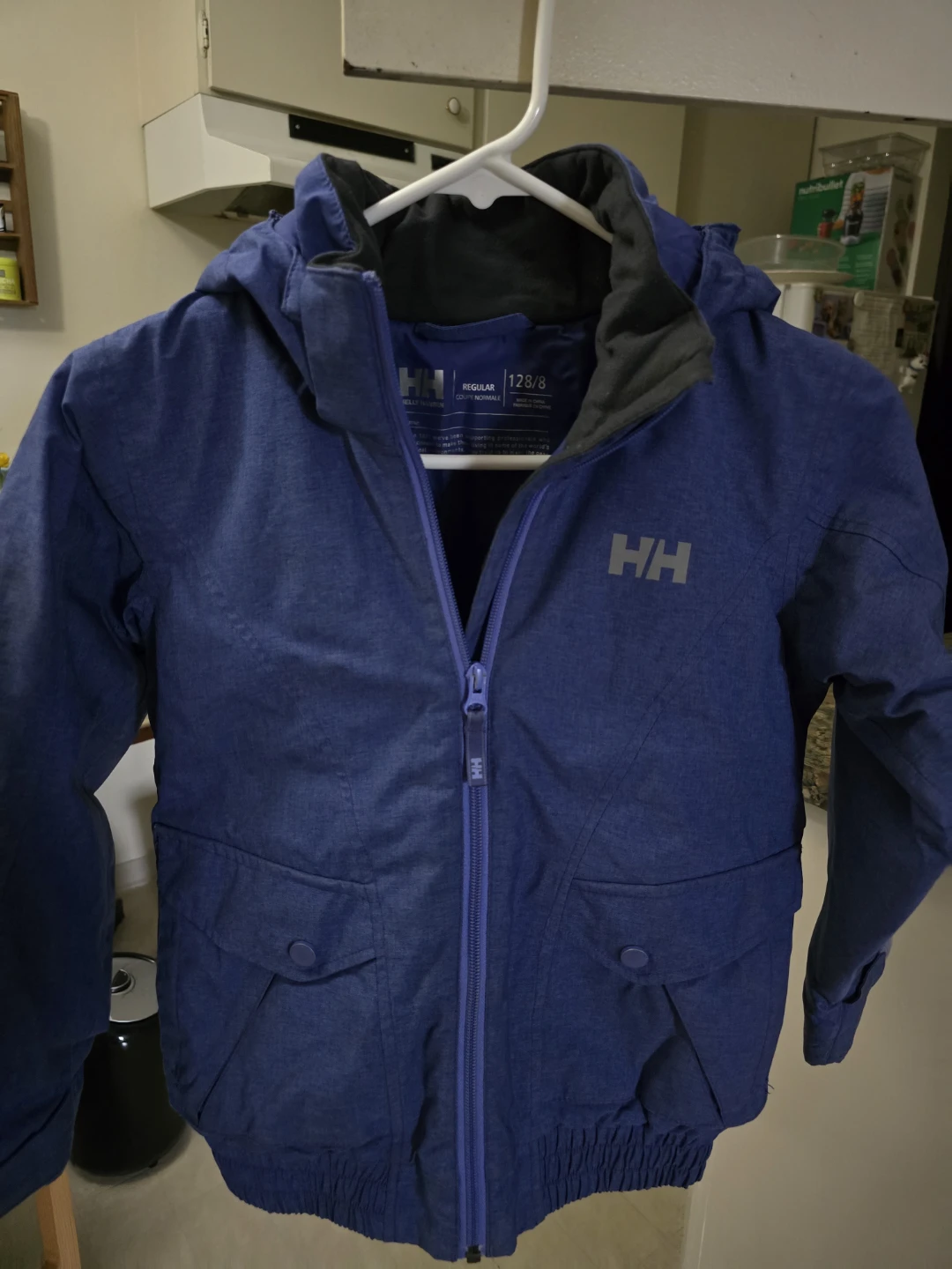 Helly Hansen Kids Blue Hooded Jacket