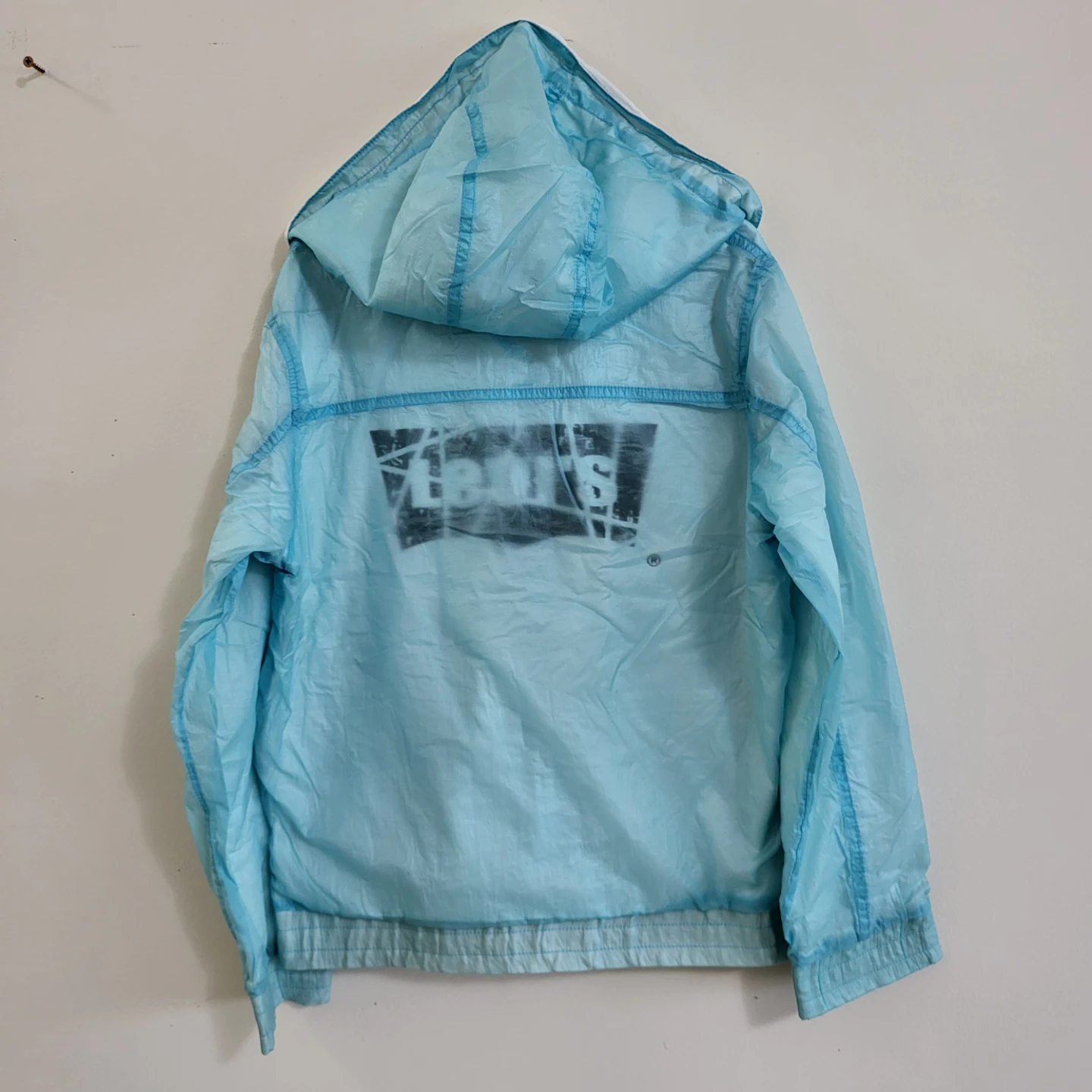 Kids/Youth Light Blue Hooded Windbreaker Jacket (Ages 12-14) - photo 2